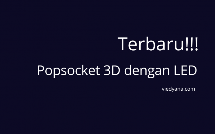 Terbaru!!! Popsocket 3D dengan LED